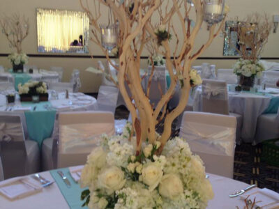 Tree Center Piece at an event planned by Occasionals Events